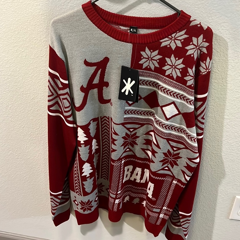 Alabama Roll Tide holiday sweater